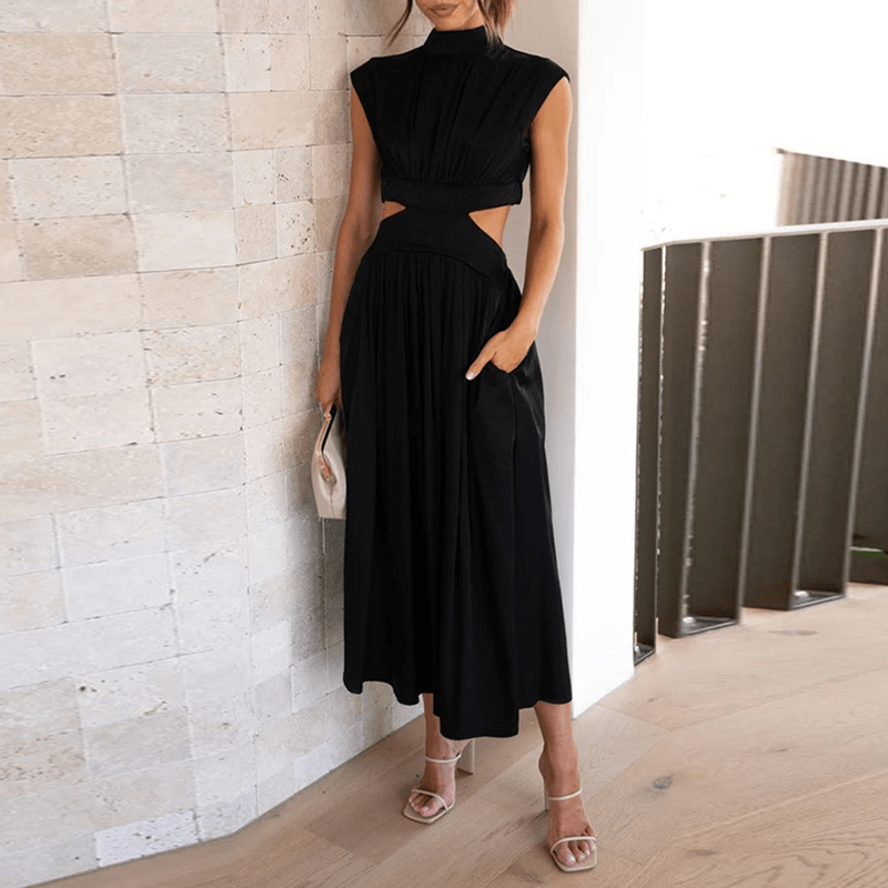 WW | Zeitloses Langes Kleid Mit Edlem Design
