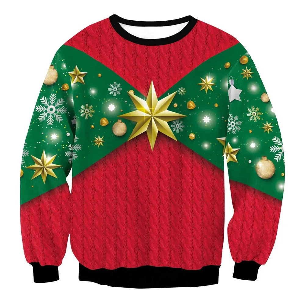 WW | Weihnachtspullover Lustiges Design, Unisex, Langarm Sweatshirt