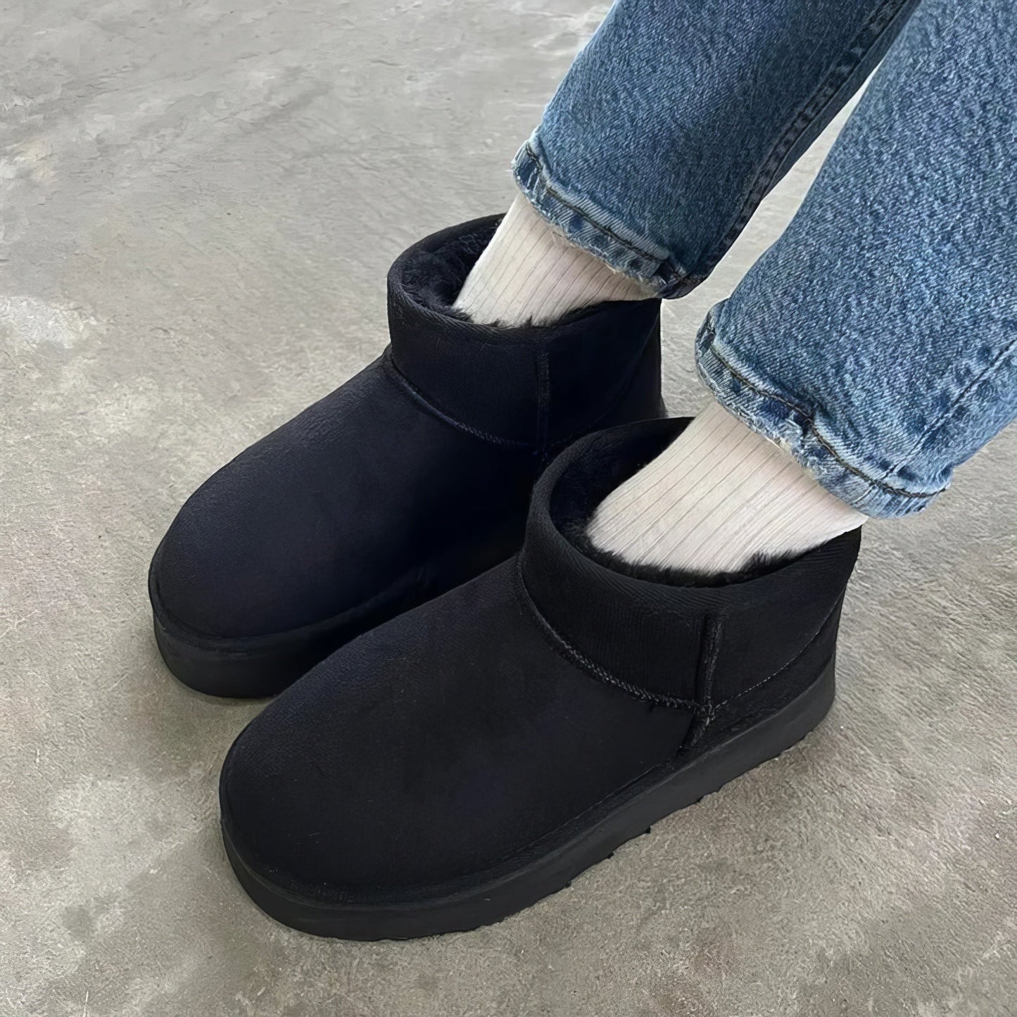 Merche - Stiefel - Schnee - Verdickter Fluff Chunky - Winter