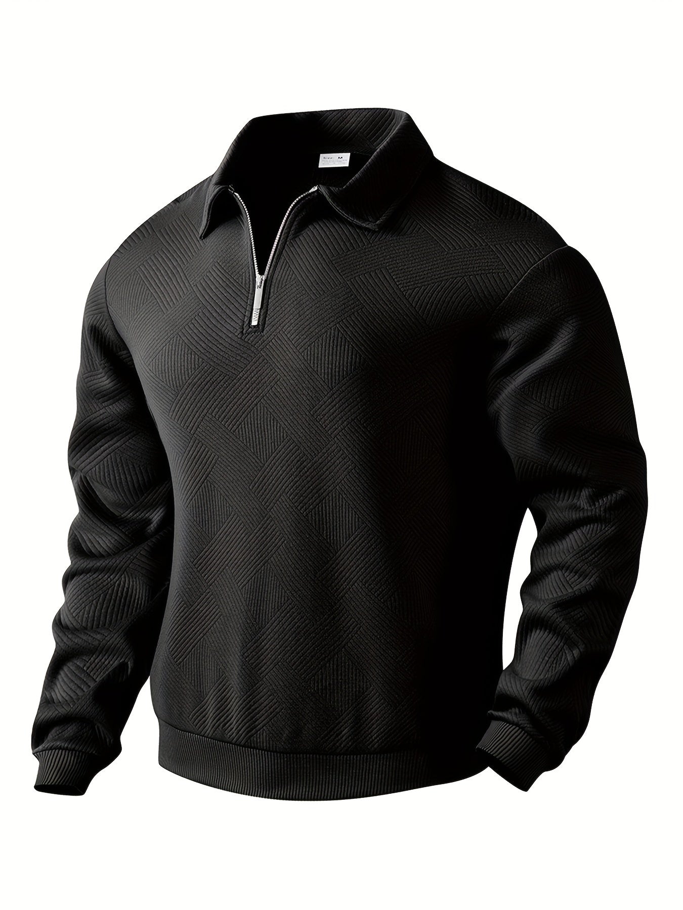 WW | Weinlese Pullover Mit Reißverschluss
