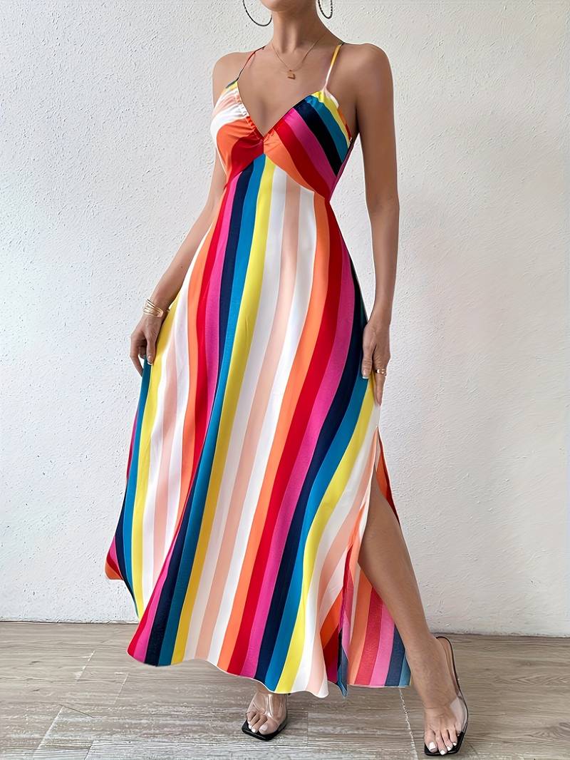 – cami-kleid mit tribal-print