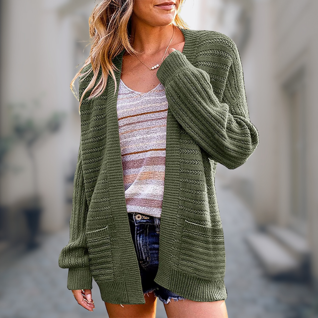 WW | Weicher Strickstrickjacke