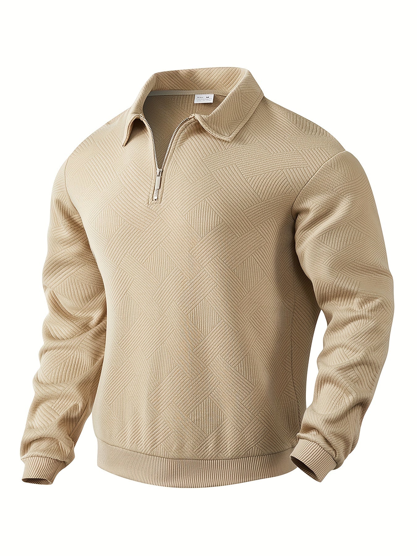 WW | Weinlese Pullover Mit Reißverschluss