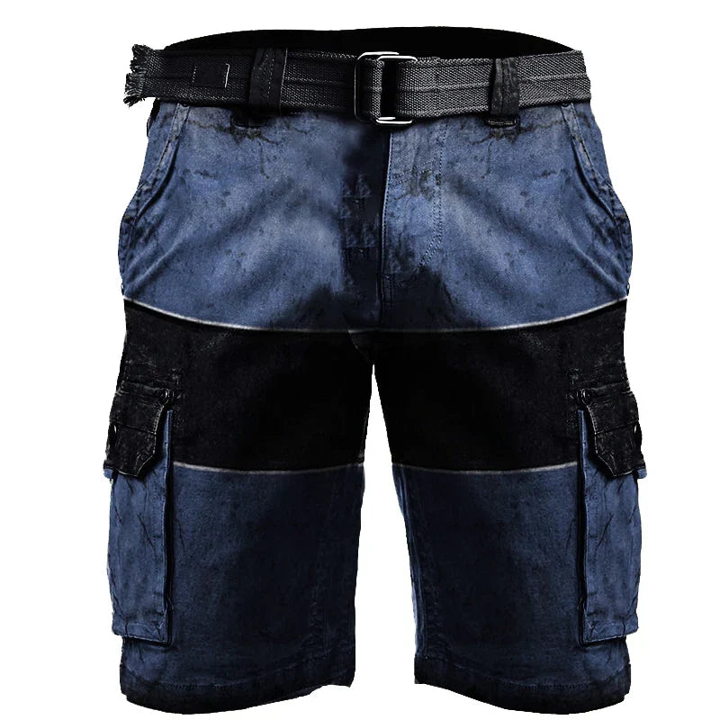 Merche Retro Kniebundhosen Strand Denim Shorts