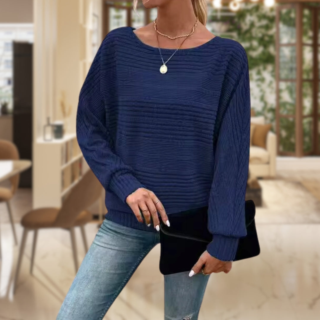 WW | Zeitloser Struktur Pullover Für Damen