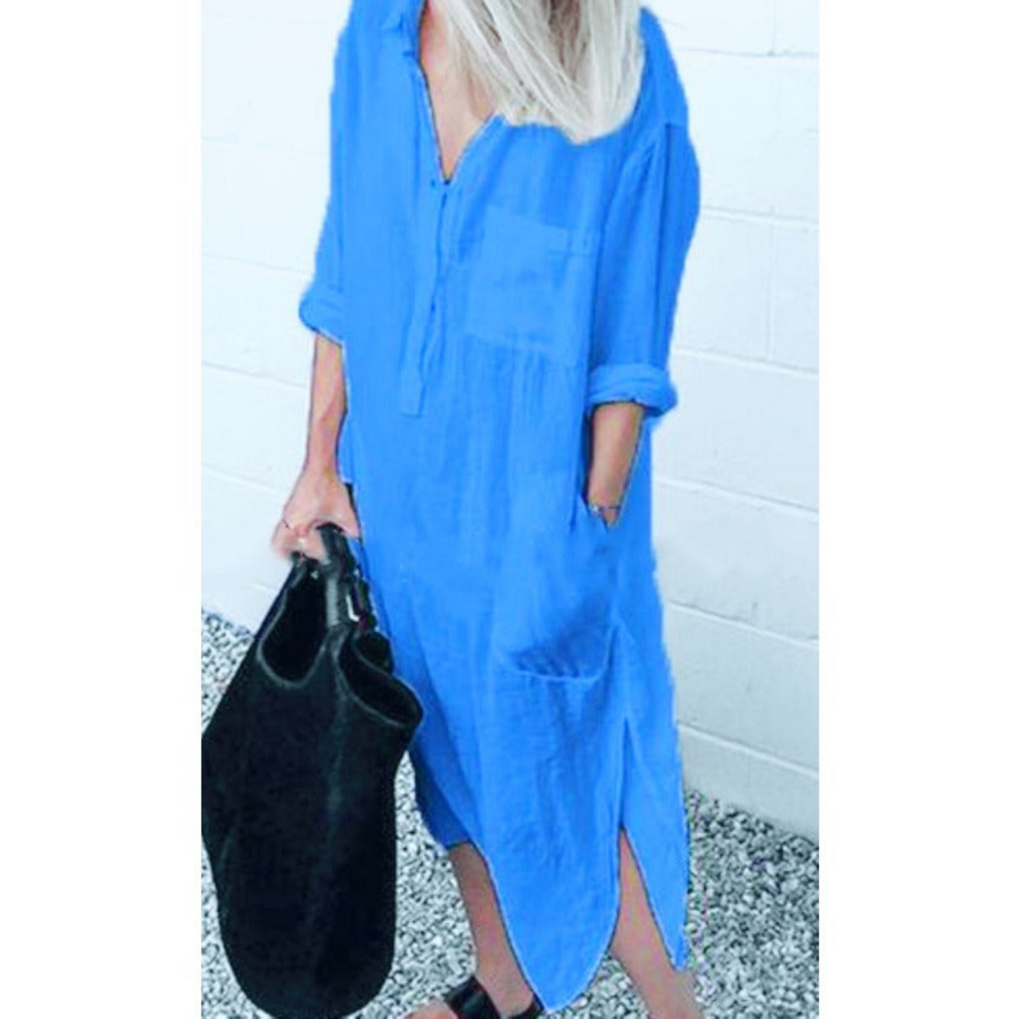 Stilvolles und Bequemes Langes Sommerkleid