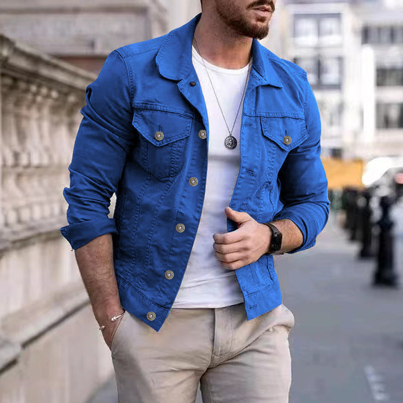 WW | Zeitlose Klassische Herren Jeansjacke Strapazierfähig Und Stilvoll
