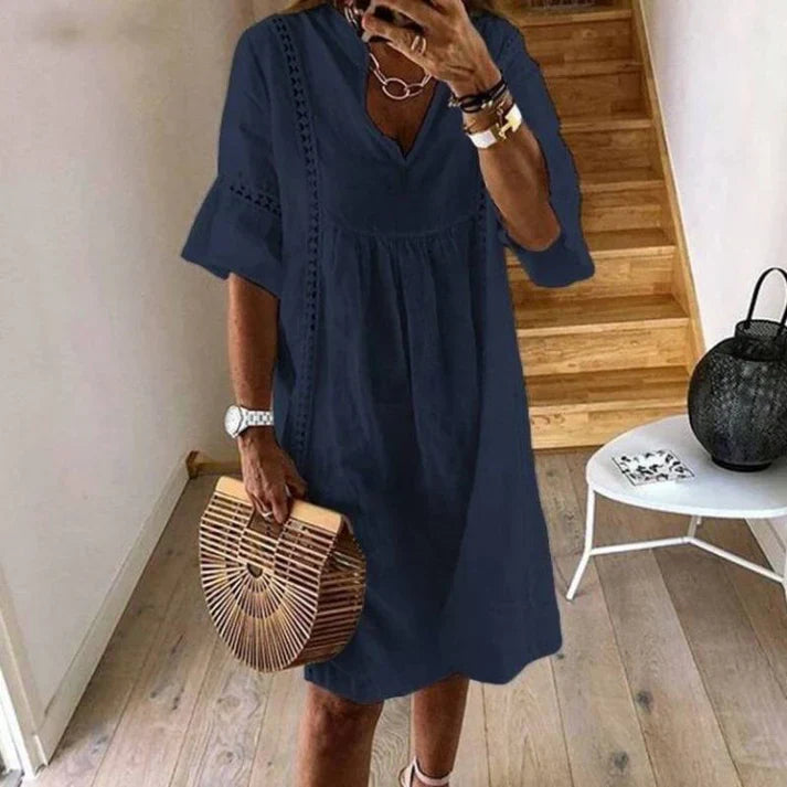 Bohemian-Kleid mit Spitze