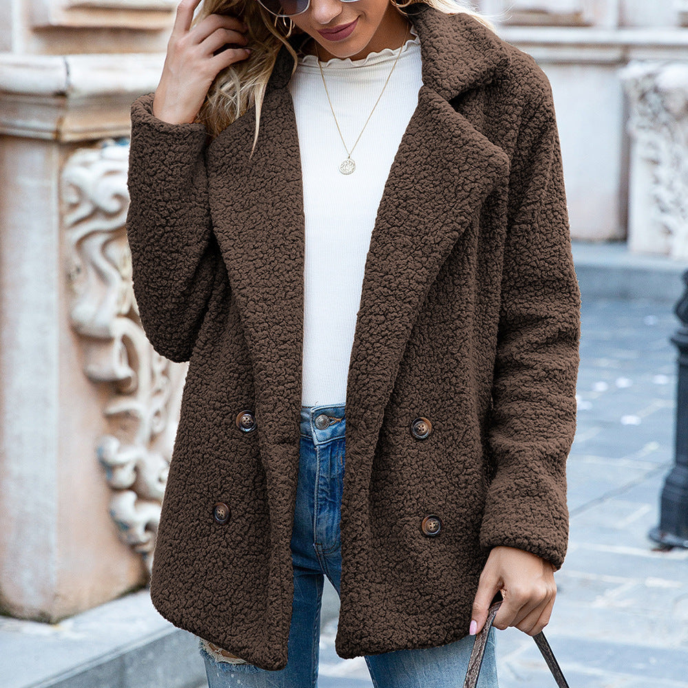 WW | Warme Und Flauschige Damenjacke