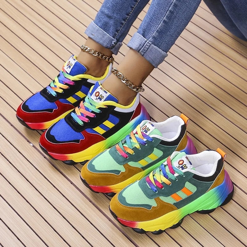 Merche Bunte orthopädische Turnschuhe