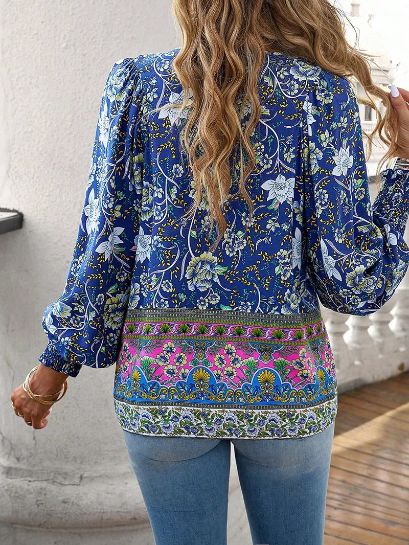WW | Elegantes Sommer Blumenoberteil Für Damen