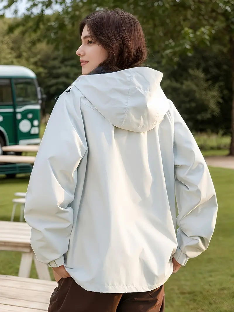 WW | Winddichte Jacke Mit Schrägreißverschluss Für Damen Mannetha