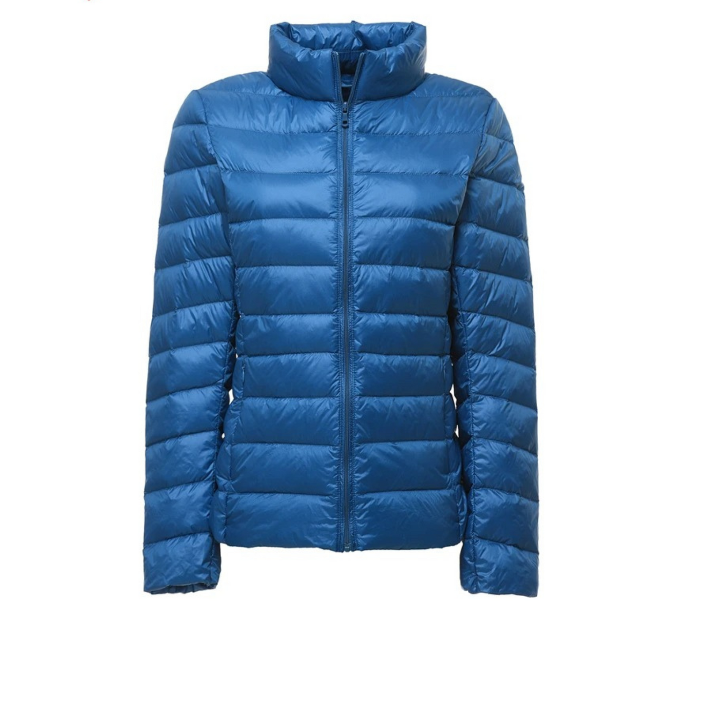 WW | Weiße Leichte Schlanke Bequeme Gepolsterte Jacke