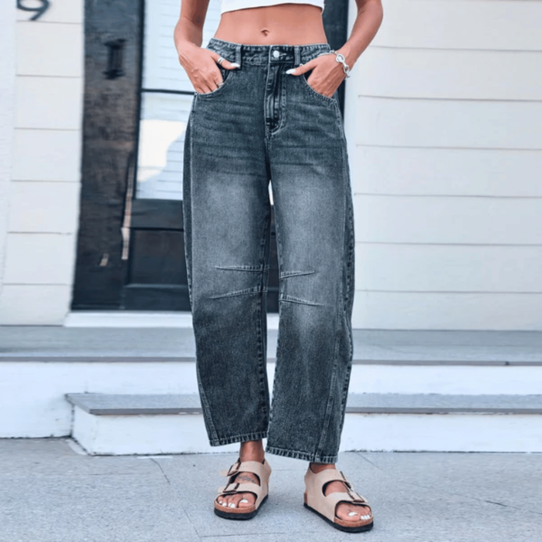 WW | Weinlese Wash Jeans Relaxed Fit & Luxe Weiches Denim Für Jeden Tag