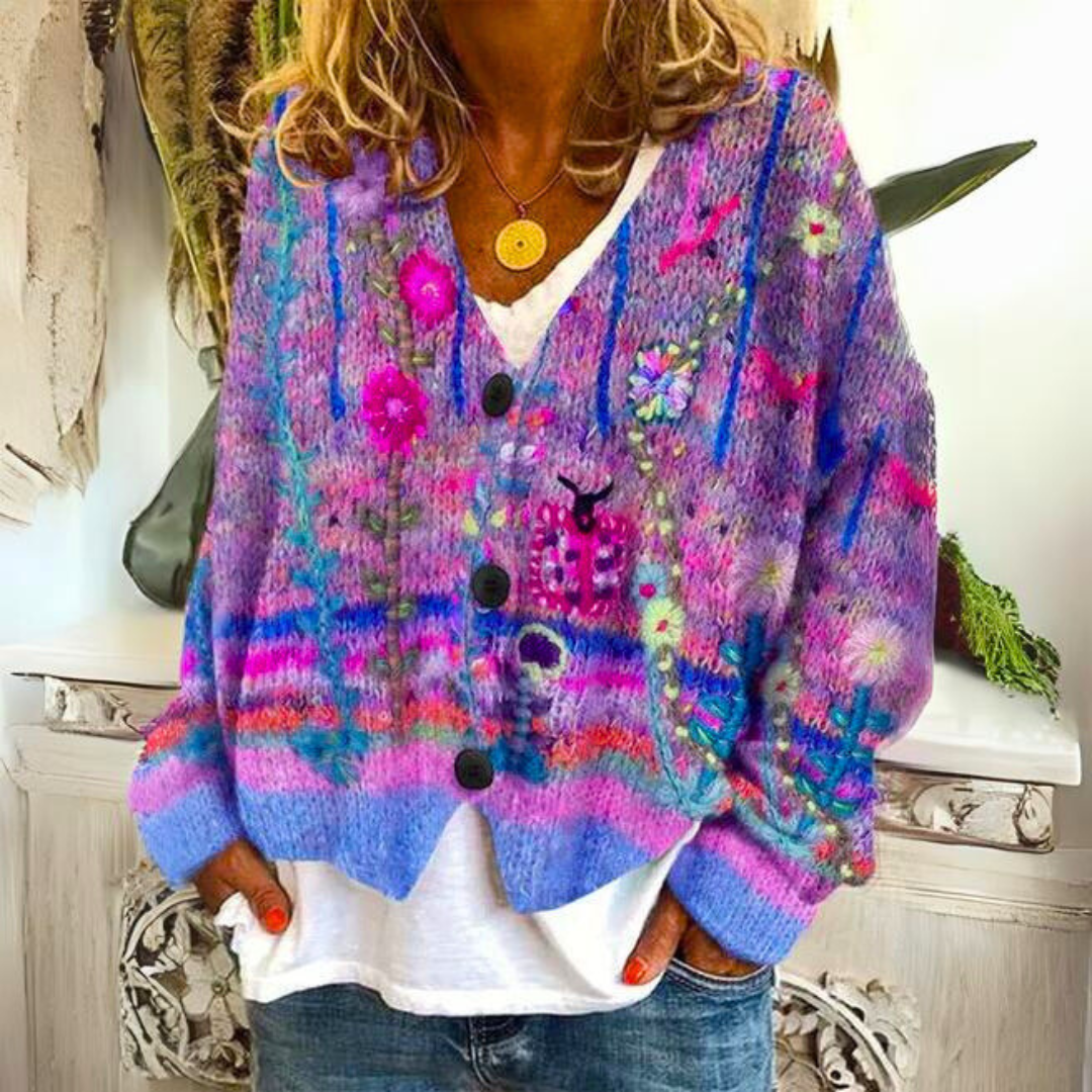 WW | Weicher Und Bunter Strickpullover