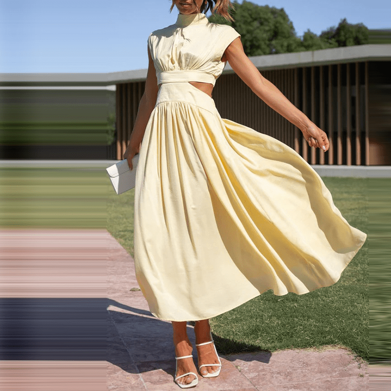 WW | Zeitloses Langes Kleid Mit Edlem Design