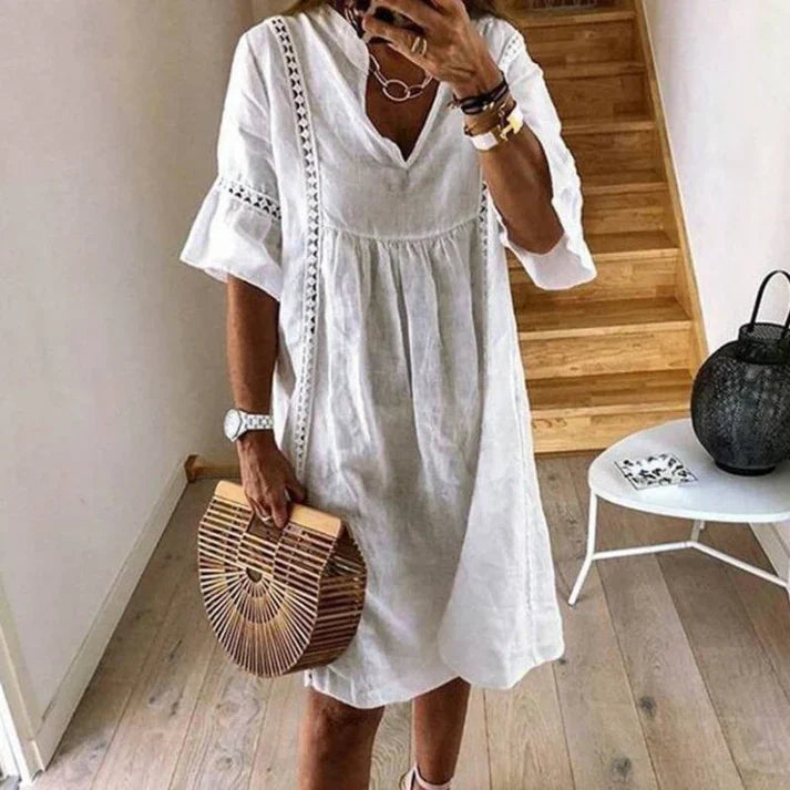Bohemian-Kleid mit Spitze