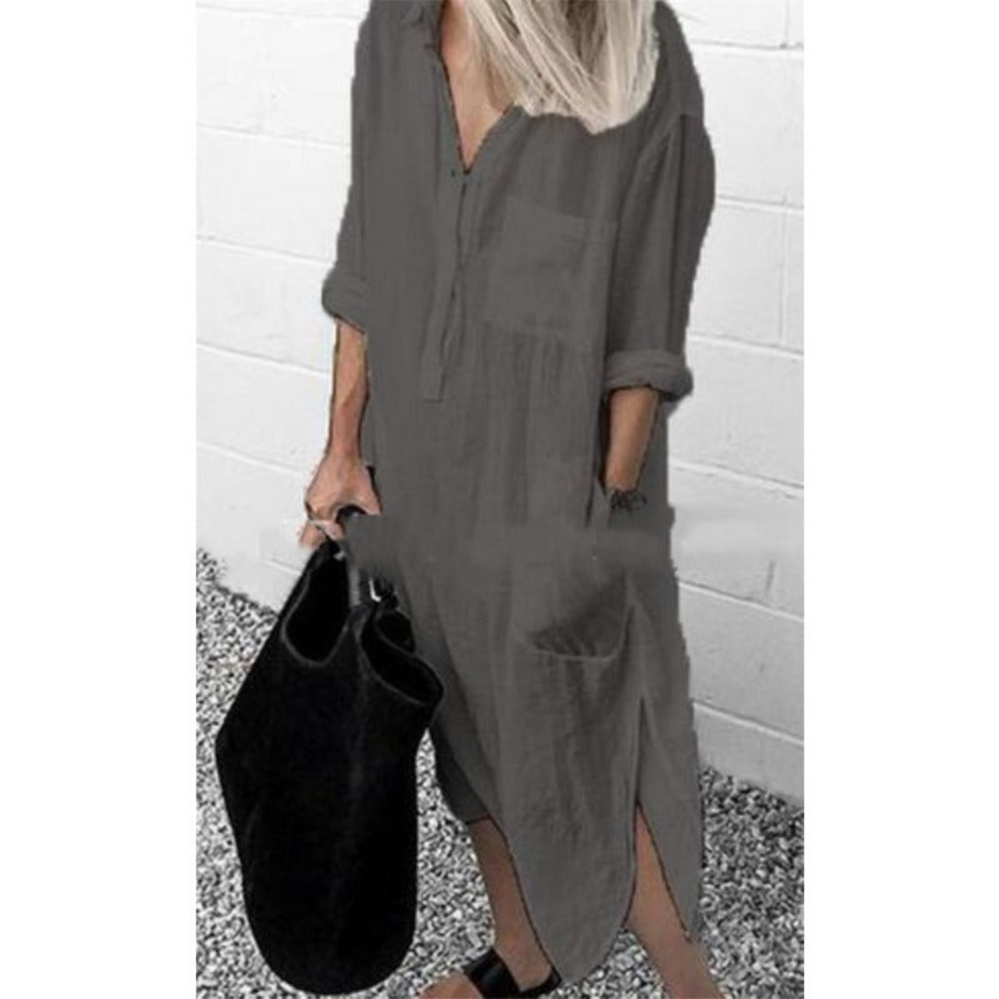 Stilvolles und Bequemes Langes Sommerkleid