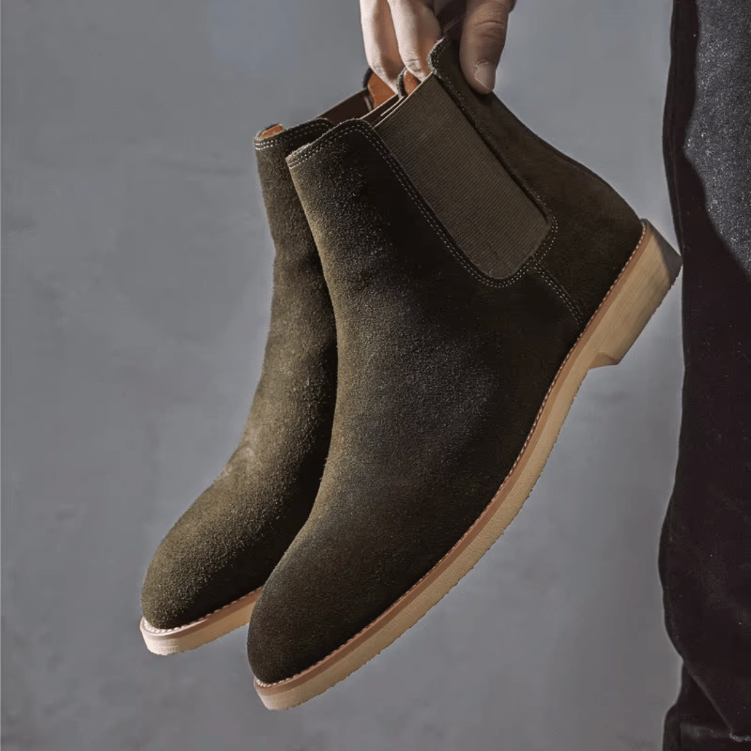 WW | Wildlederstiefel mit Vintage-Charme