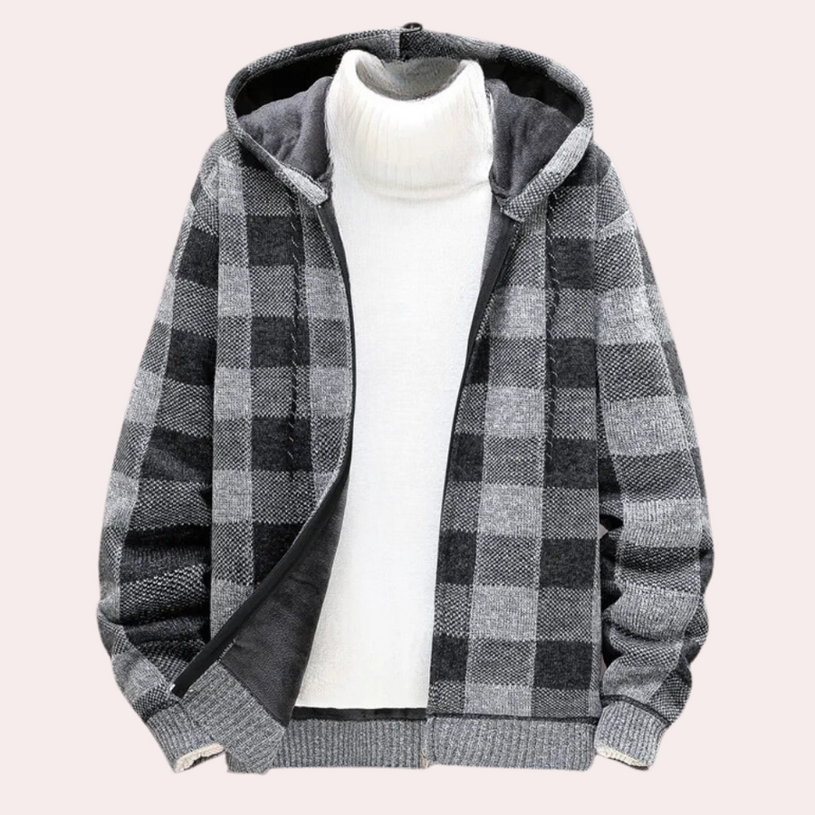 WW | Warmer Herren Kapuzenpulli Mit Reißverschluss Und Modernem Design