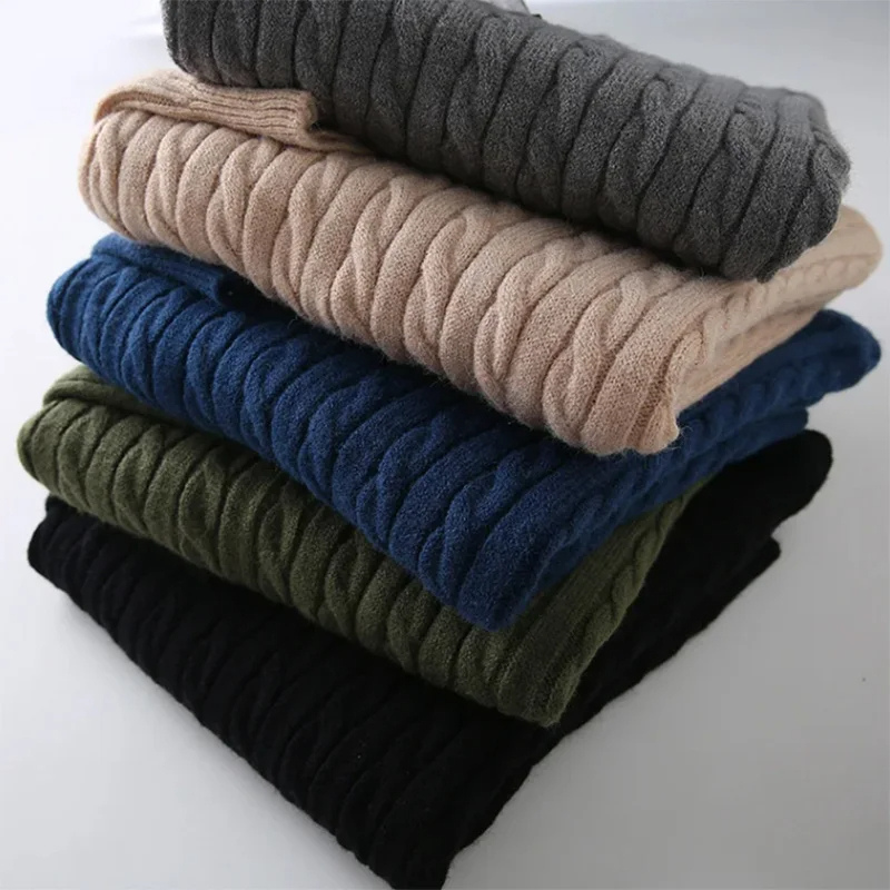 WW | Zopfstrick Pullover Mit Reißverschluss Herren Warm & Stilvoll