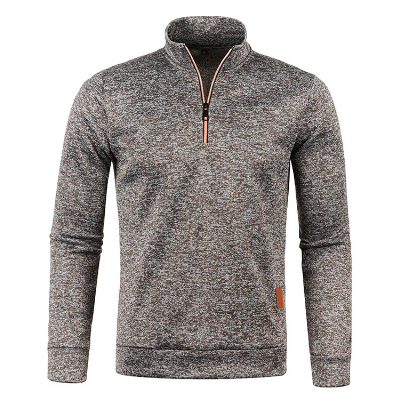 WW | Warmer Gestrickter Mit Polo Kragen