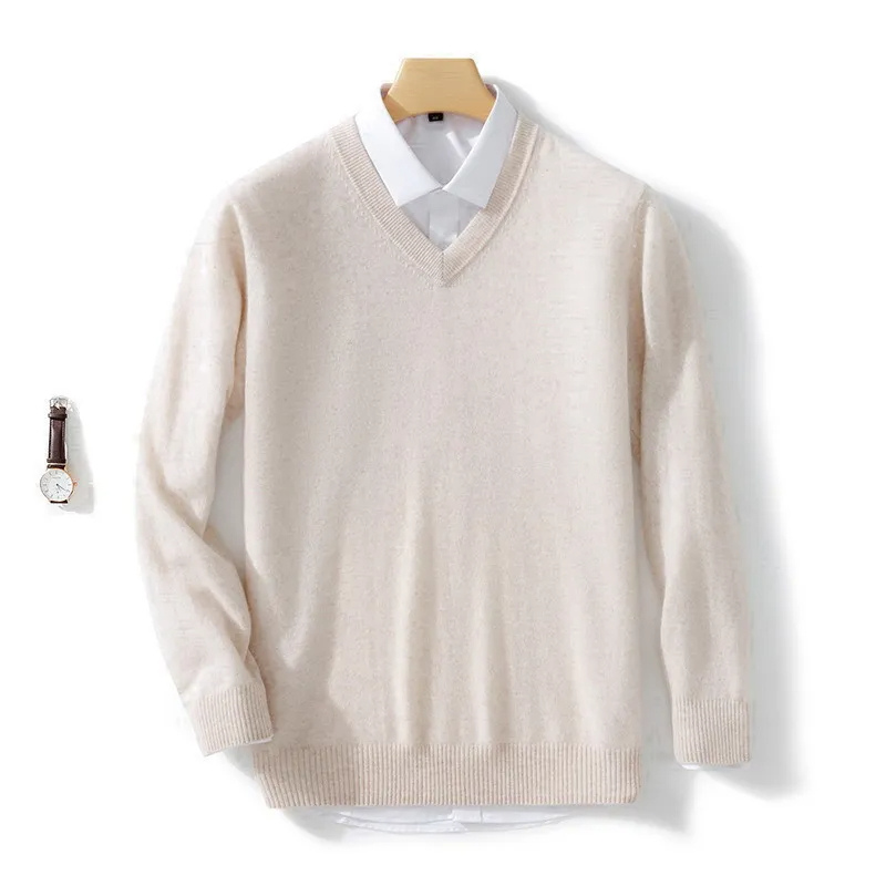 WW | Wollpullover Herren Eleganter Rundhals Pullover Für Alltag & Büro