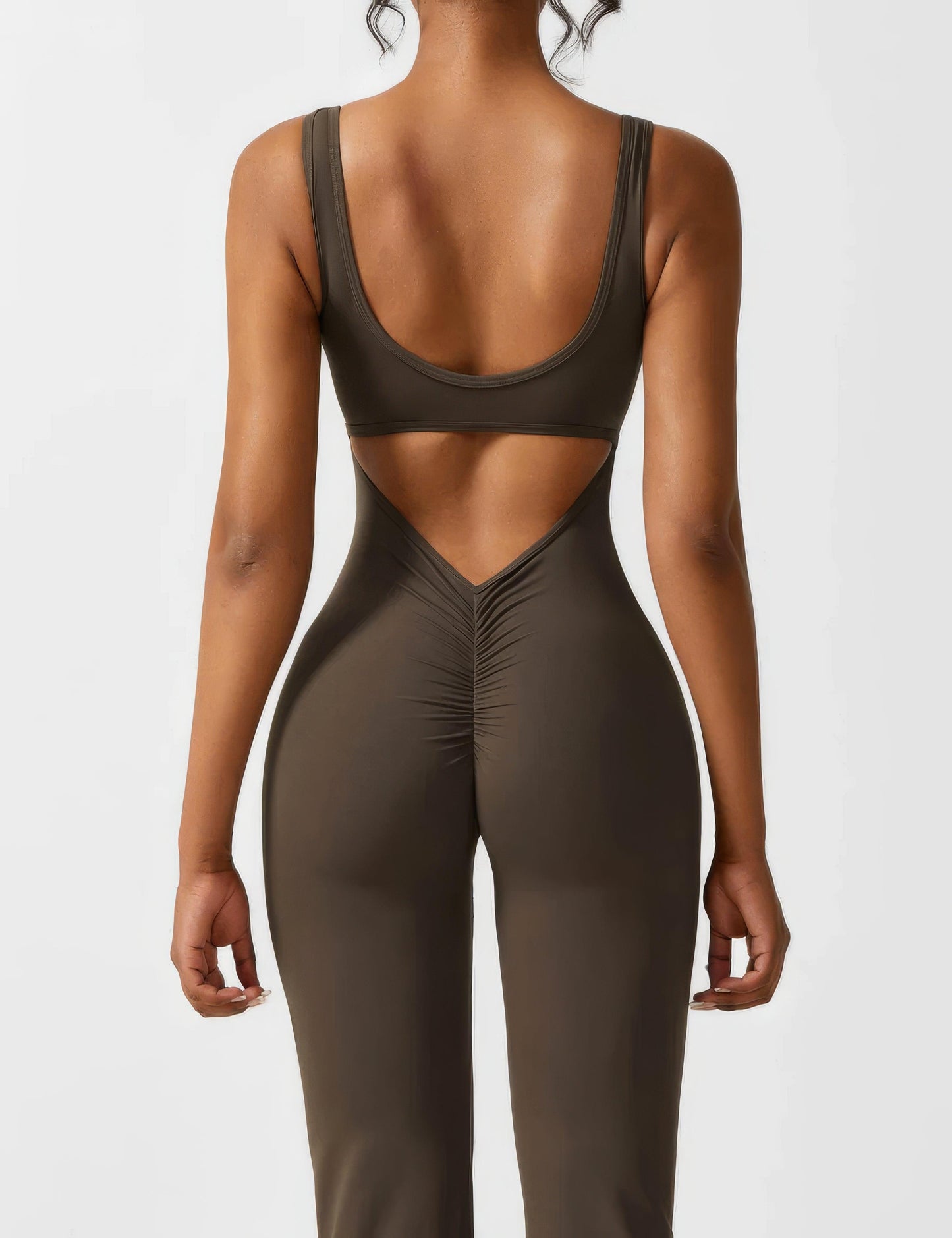 Merche Jumpsuit mit V-förmigem Rücken