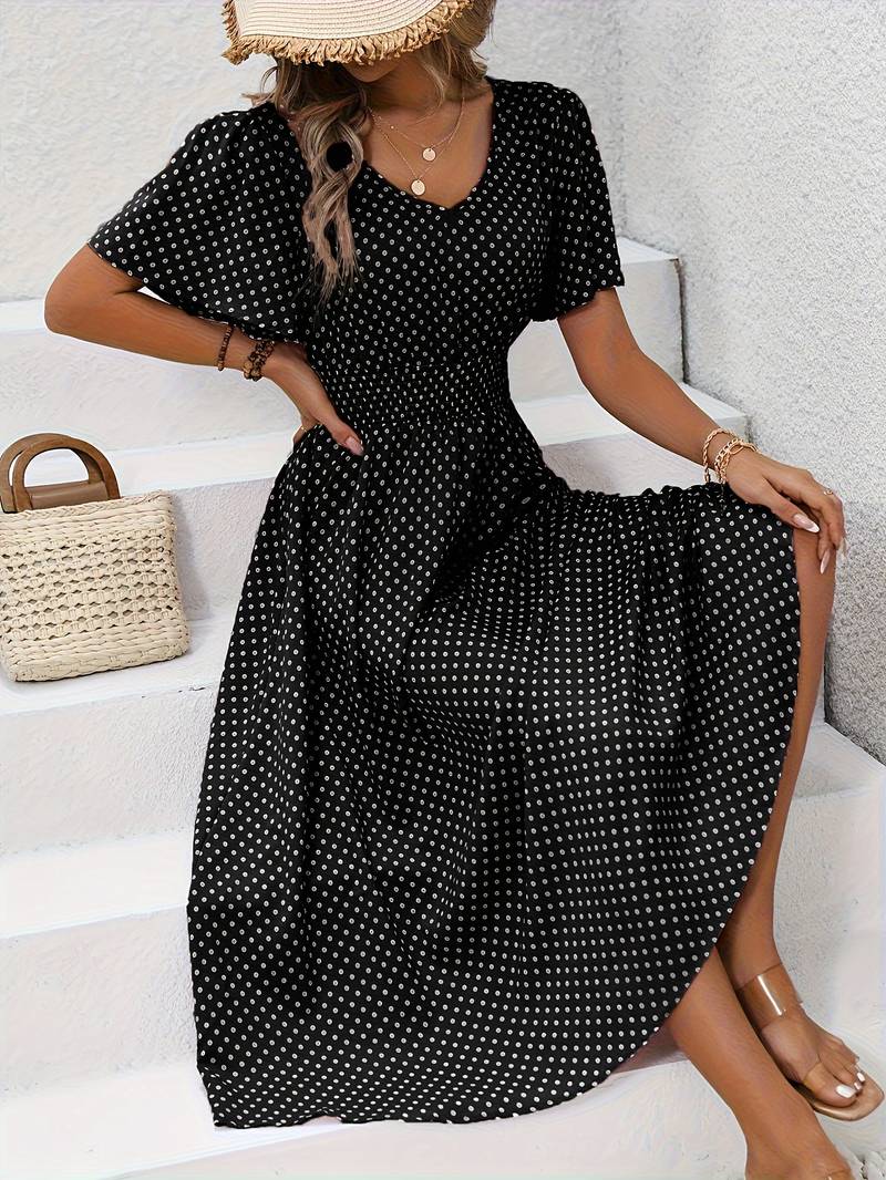 – ganz lässiges kurzarmkleid