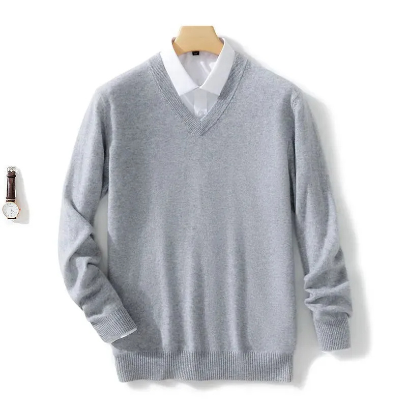 WW | Wollpullover Herren Eleganter Rundhals Pullover Für Alltag & Büro