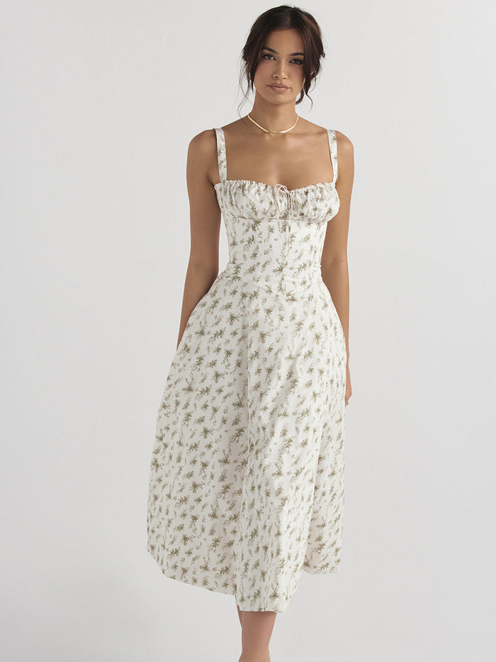 – Bustier-Sommerkleid mit lässigem Seitenschlitz