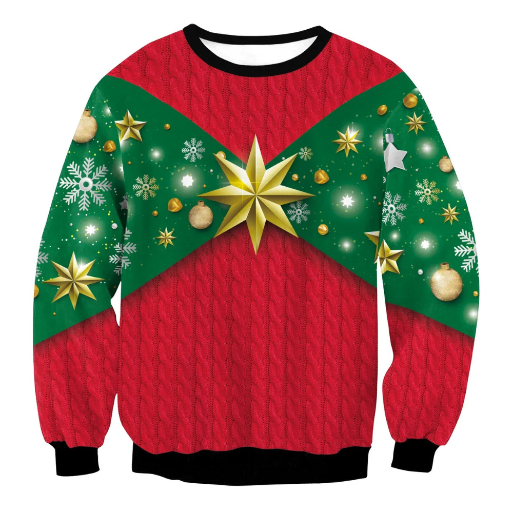 WW | Weihnachtspullover Lustiges Design, Unisex, Langarm Sweatshirt