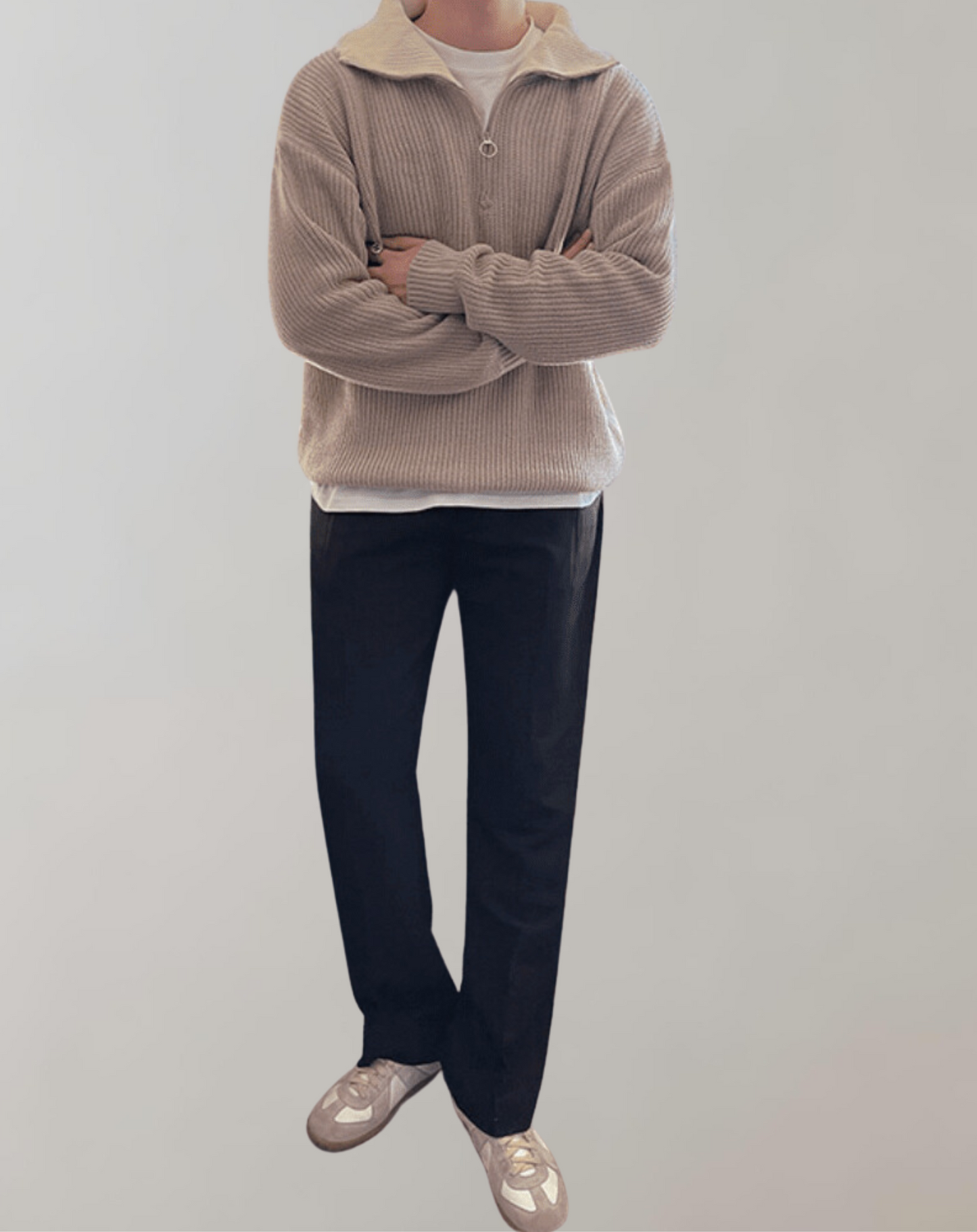WW | Zipper Pullover Mit Reißverschluss