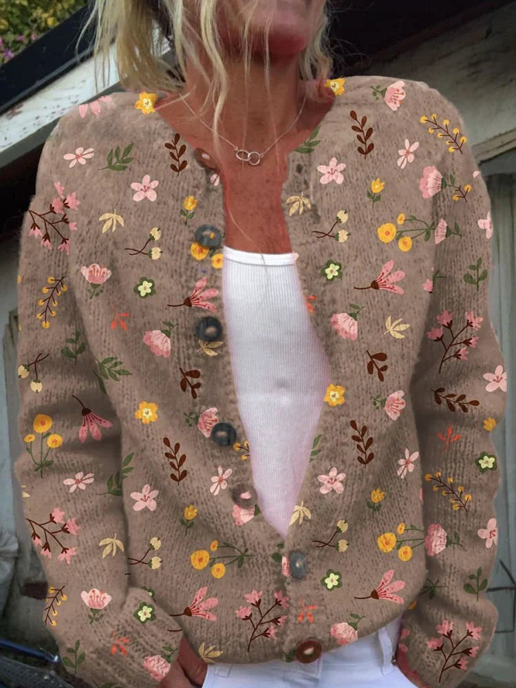 WW | Weste Mit Blumenmuster