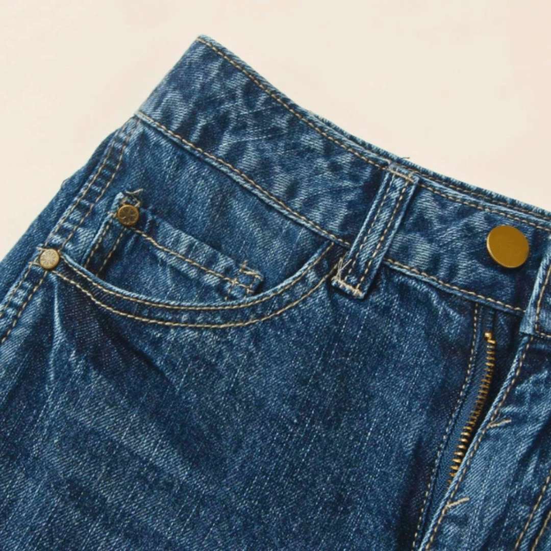 WW | Weinlese Wash Jeans Relaxed Fit & Luxe Weiches Denim Für Jeden Tag