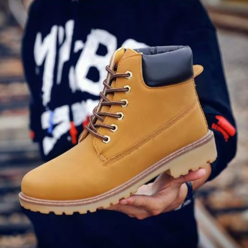 WW | Wasserdichte Herrenschuhe Stiefel Mit Robuster Profilsohle