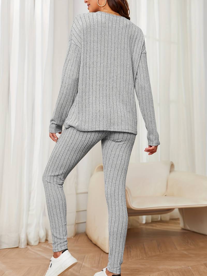 Merche Langarm-Strickset ideal für Streetwear-Mode