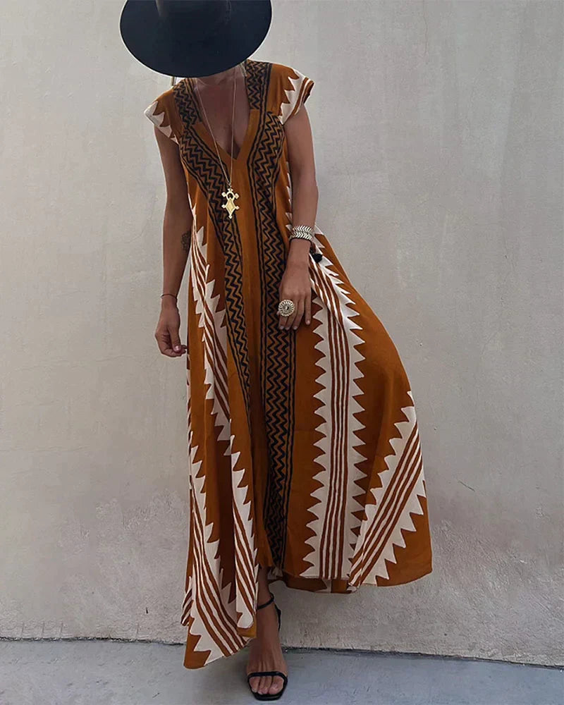 Umfassen Sie zeitlose Eleganz mit diesem Kleid!