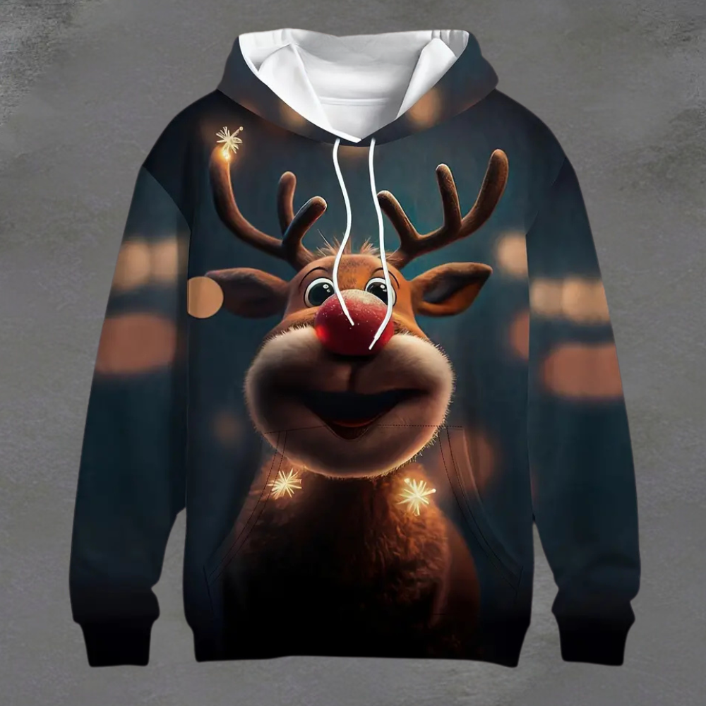 WW | Weihnachten Rentier Kapuzenpulli Für Männer