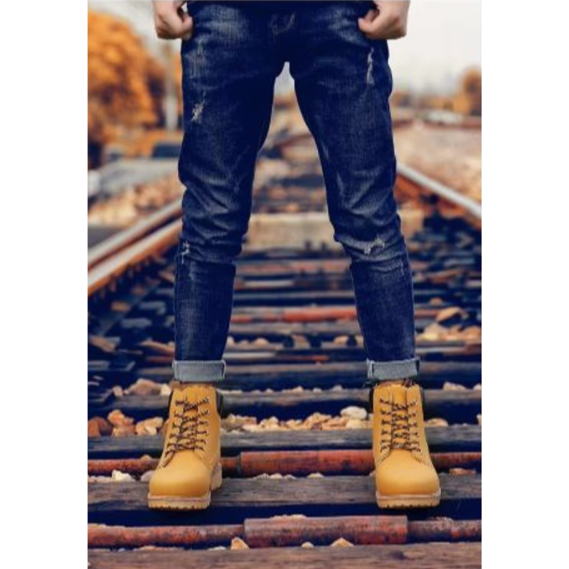 WW | Wasserdichte Herrenschuhe Stiefel Mit Robuster Profilsohle