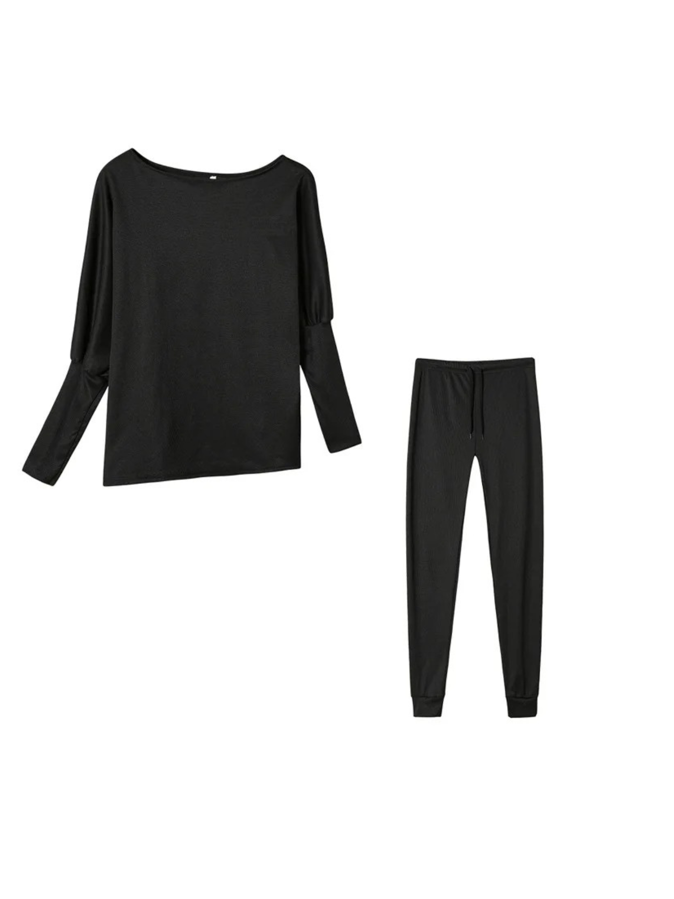 WW | Damen Hausanzug Modisches Off Shoulder Oberteil Und Leggings Satz