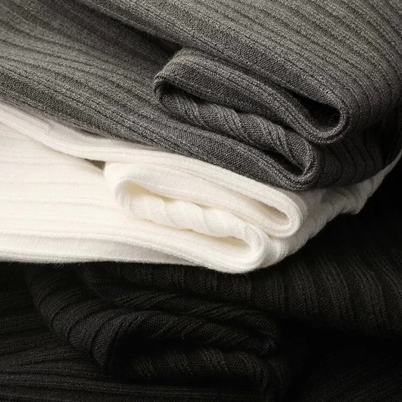 WW | Wollpullover Herren Mit Reißverschlusskragen Und Geripptem Strickdesign