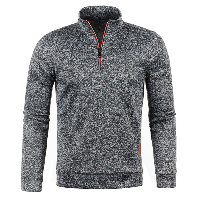WW | Warmer Gestrickter Mit Polo Kragen
