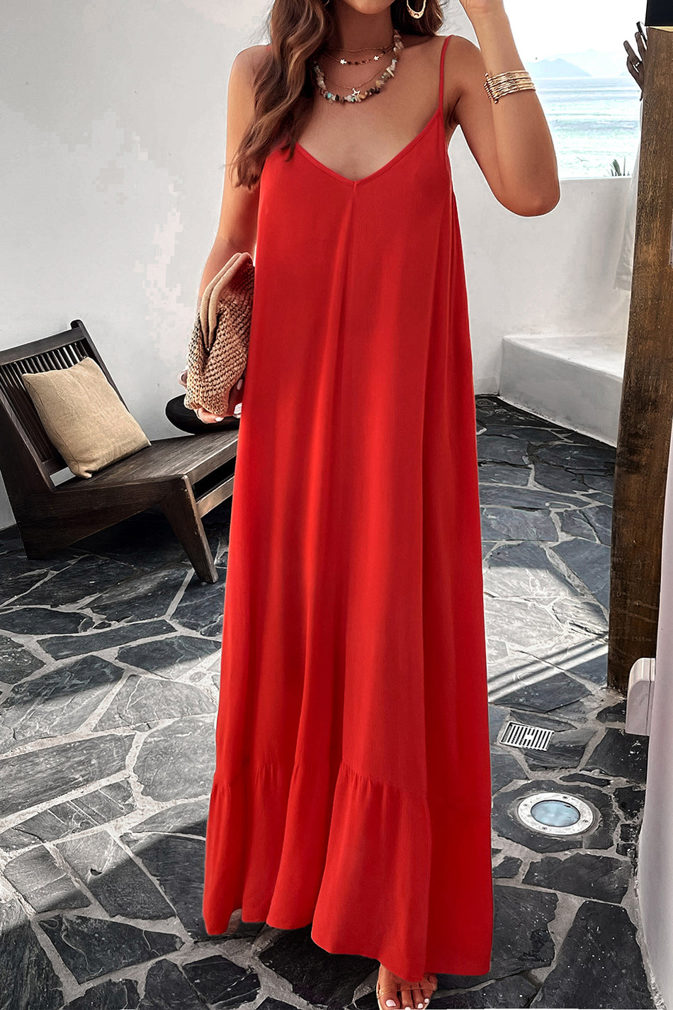 Cami-Kleid mit Taschen