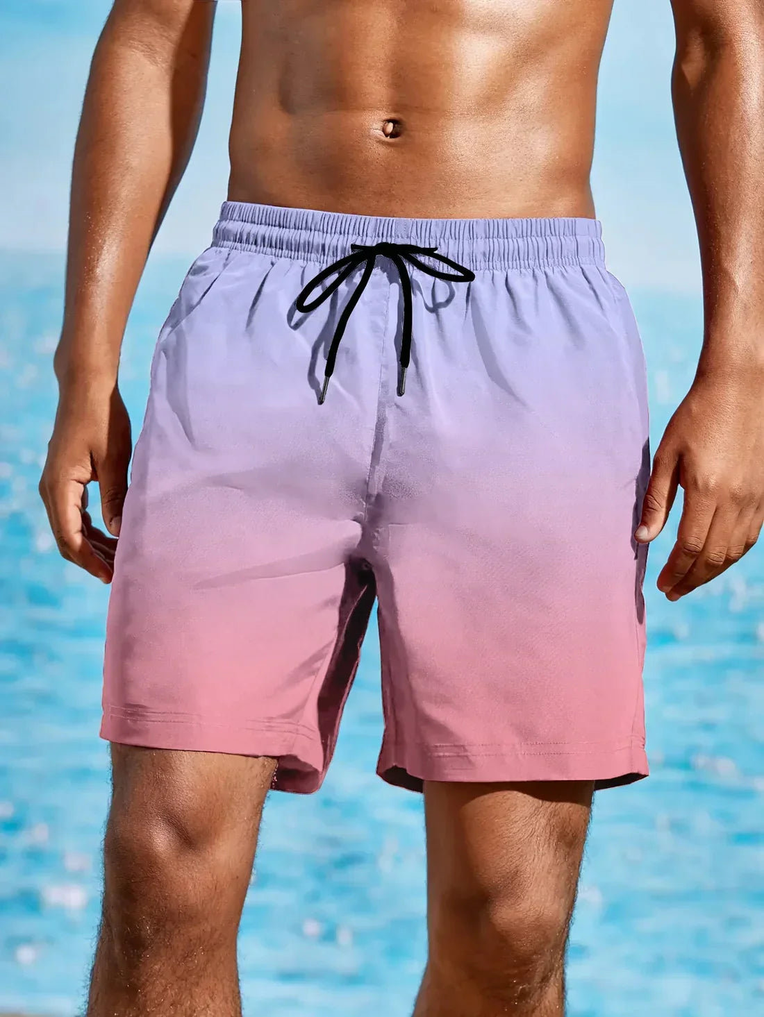 Carter - Strandshorts mit Farbverlauf