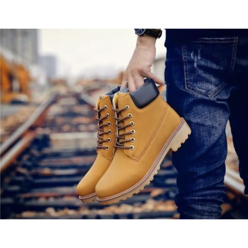 WW | Wasserdichte Herrenschuhe Stiefel Mit Robuster Profilsohle