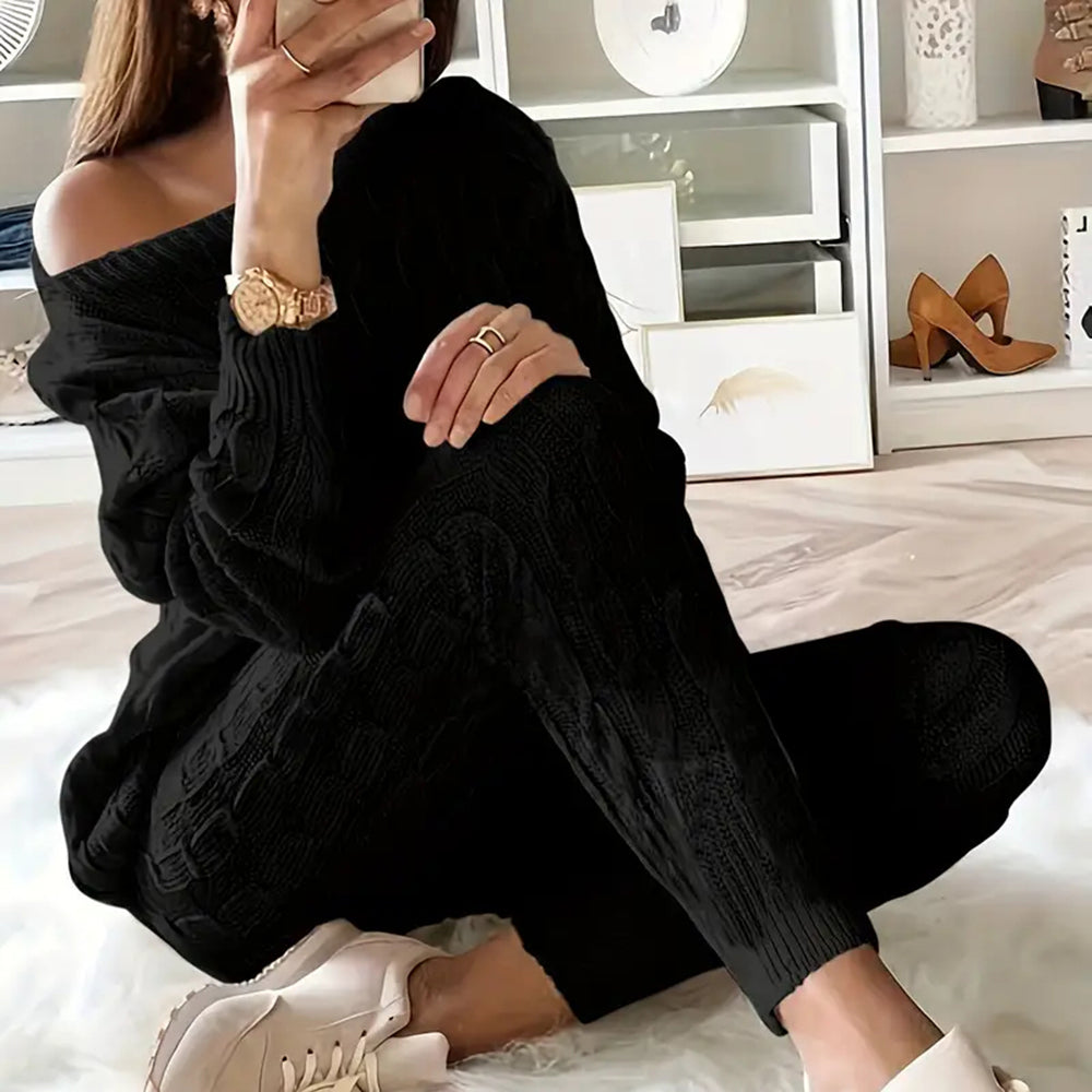 WW | Strickpullover Und Hosen Satz