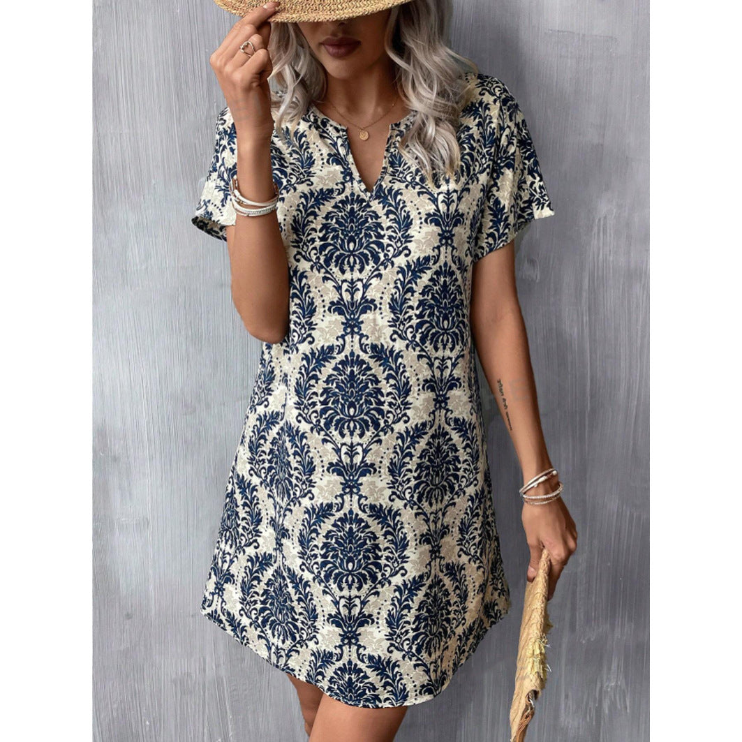 WW | Weinlese Kleid Mit Blumendruck Für Den Frühling