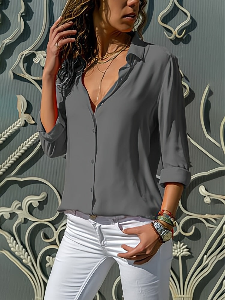 WW | Button up Oberteil Für Frauen