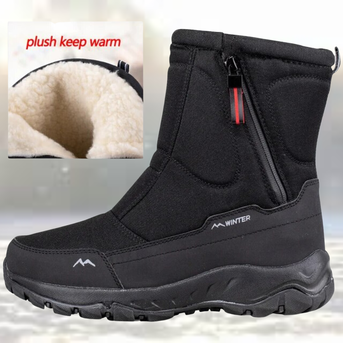 Die besten modischen Mesh Mid-Calf Schneestiefel